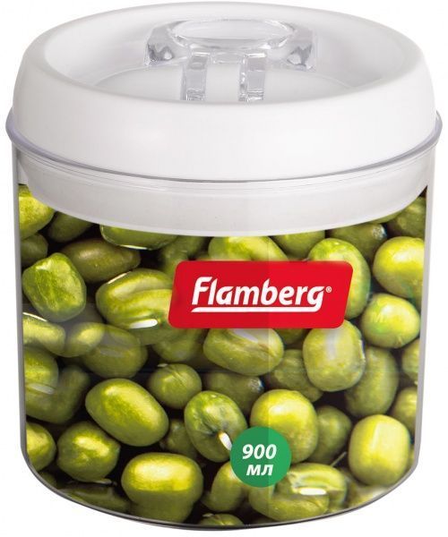 Банка для сипучих Intra Round XL 1000 мл Flamberg