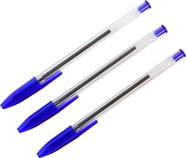 Набор ручек шариковых Lexi Allwrite Paperball 3 шт. синие 