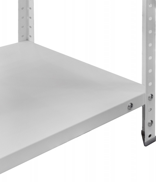 Стеллаж металлический УХЛ-Маш white 2390x1190x400 мм металл полка 7 шт. краска 