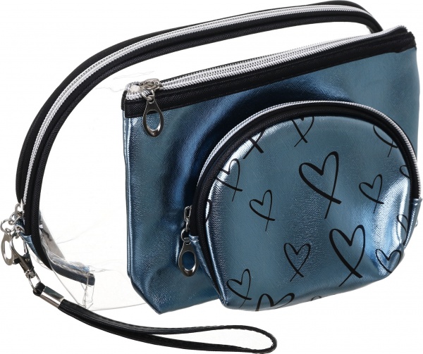 Набір косметичок 3 в 1 Shiny в асортименті