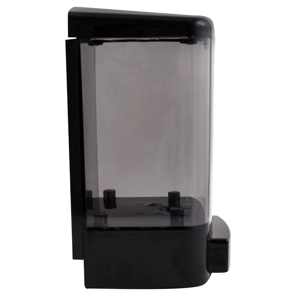 Дозатор для рідкого мила Trento 1 л чорний/прозорий