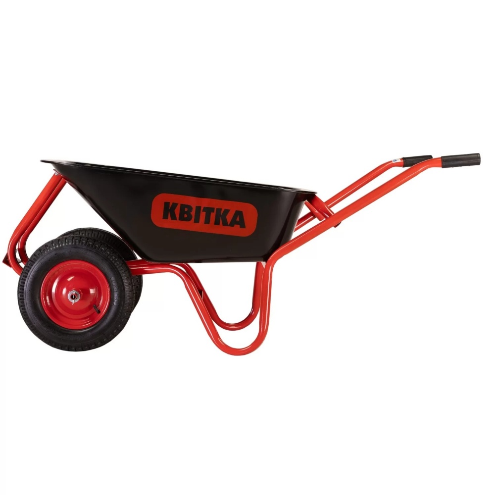 Тачка двухколесная КВІТКА PRO 100 л до 180 кг Formula 1 Industrial (110-4068)