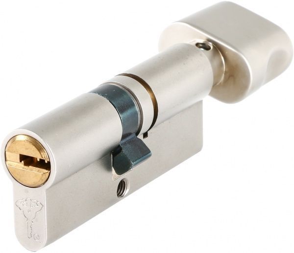 Цилиндр Mul-T-Lock 7х7 35x40 ключ-вороток 75 мм никель