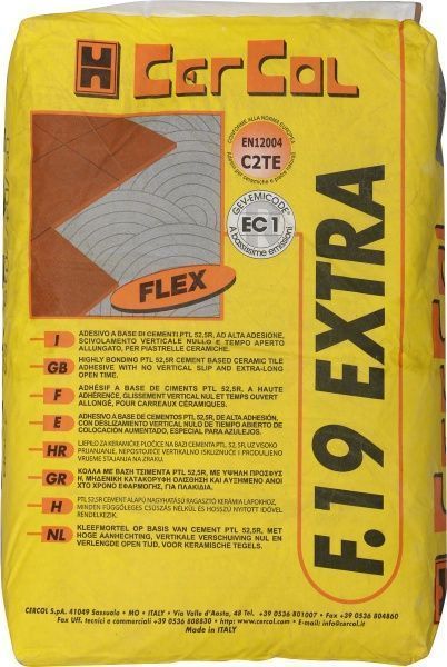 Клей для плитки Cercol F.19 Extra 25кг