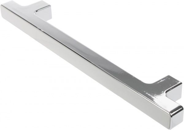 Мебельная ручка K185 160 мм белый/хромK185