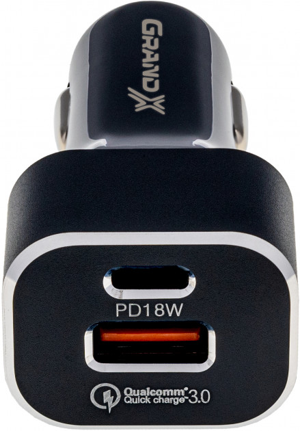 Автомобильное зарядное устройство Grand-X CH-29 36W QС3.0