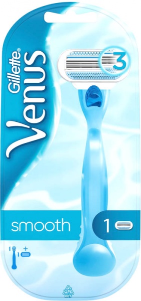 Станок для бритья Gillette Venus Smooth со сменным картриджем 1 шт.