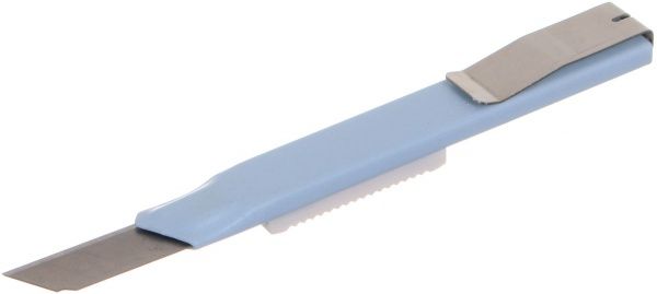 Нож канцелярский Classic голубой 