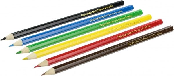 Карандаши цветные Universal Studios Despicable Me 6 шт.