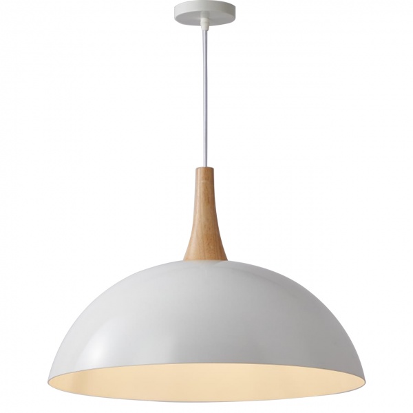 Світильник підвісний Hopfen Loft Comfort h39.5 см/d50 см 1x40 Вт Е27 білий 