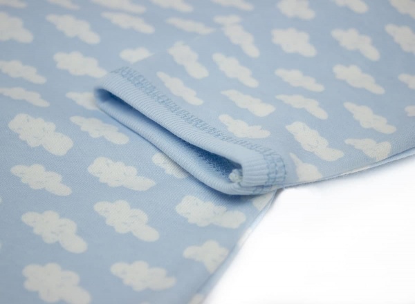 Комбинезон для мальчика Маленькие люди Облачка р.80 светло-голубой 