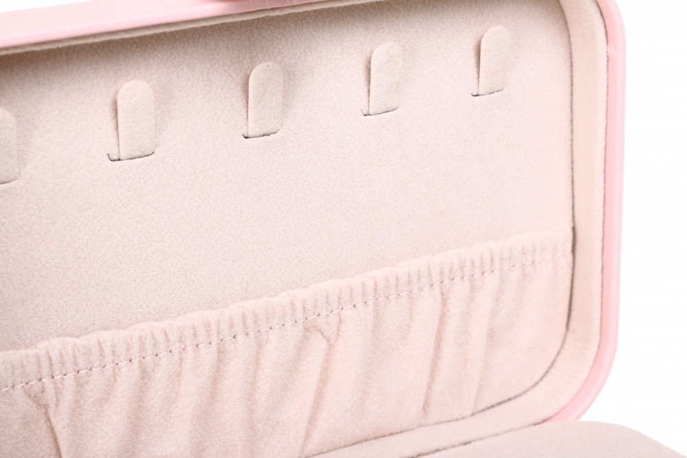 Шкатулка для украшений Flatty 16x11.5x5 см розовый