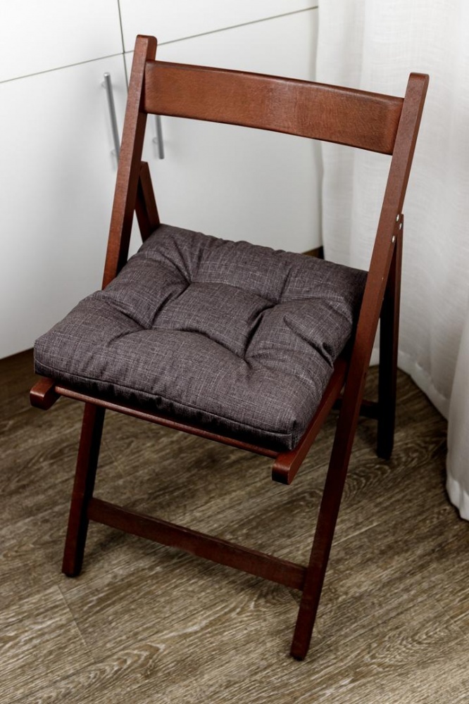 Подушка на стул 0х40 см Fiesta графит La Nuit