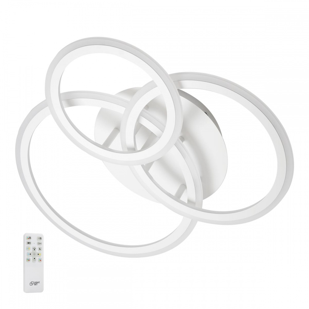 Люстра світлодіодна LIGHT SET MAVKA LED 5850 R RGB 65 Вт білий