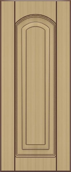 Фасад для кухні Грейд-Плюс Клен світлий патина №420 713x296 Вінтаж лівий