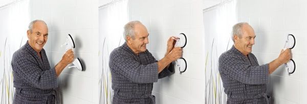 Поручень Ridder на присосках 32 см