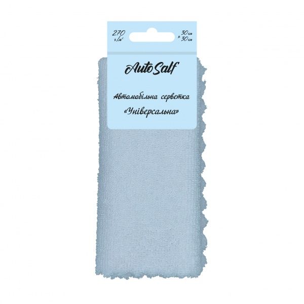 Серветка автомобільна NM-103 30x30 см універсальна Auto Salf 1 шт.