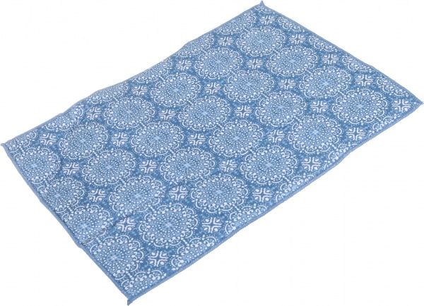 Коврик для сушки посуды 38х50 см двусторонний голубой UP! (Underprice)