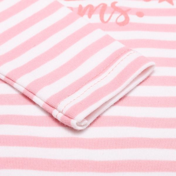 Боди Colibrі с длинным рукавом в полоску sweet dreams р.74 бежевый/розовый CLG002 