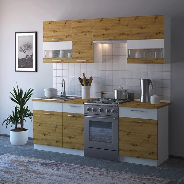 Кухня Домініка-2 ЛДСП 2,2 м 