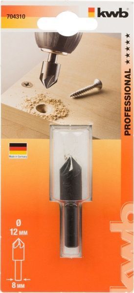 Зенківка KWB по дереву та кольоровому металу 12 мм 704310