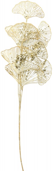 Растение декоративное ветка золотая 73 см