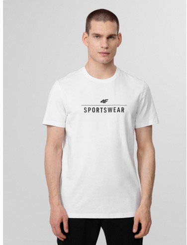 Футболка 4F H4L22-TSM354-10S р.S белый