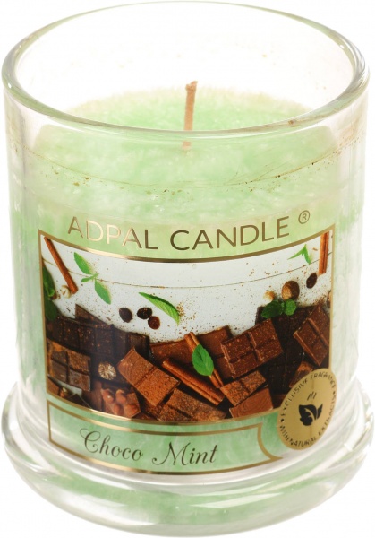 Свеча ароматическая Pako-If Шоколад и мята 12,2х9 см (А-197) 