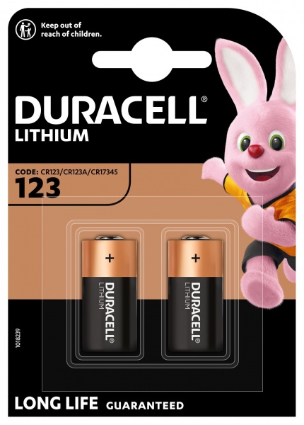 Батарейка Duracell DL 123 2 шт. 