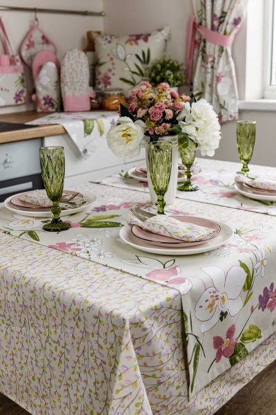 Дорожка на стол Орхидея 40x140 см Прованс 