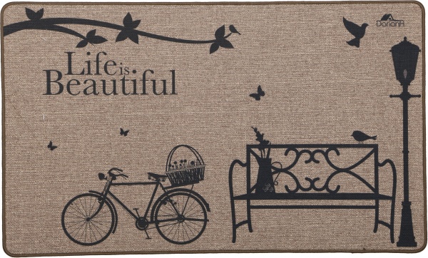 Коврик Лен Life is Beautiful 8872 45x75 см