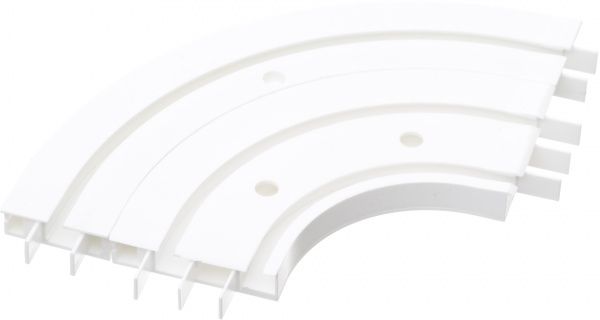 Поворот ОМіС зовнішній потрійний набірний білий 