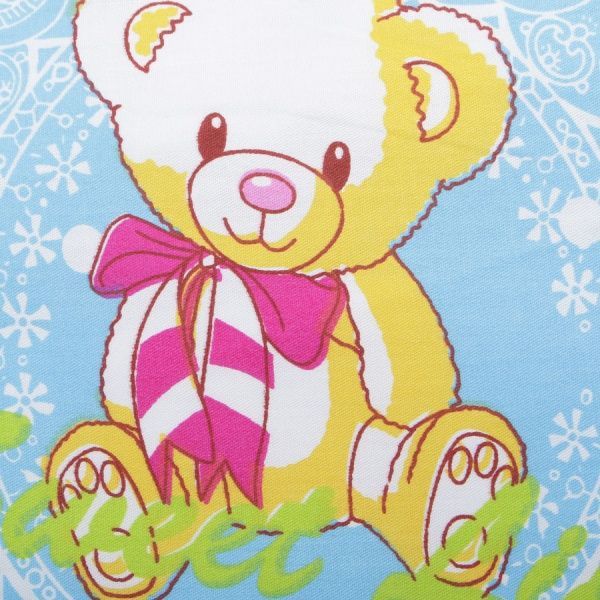 Комплект постельного белья Lorenzzo Медвежата 1,5 голубой 