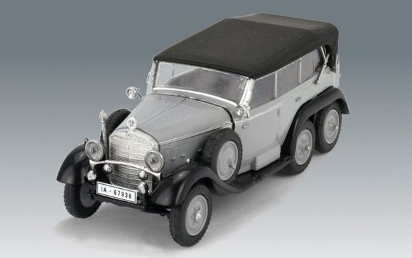 Збірна модель ICM німецький штабний автомобіль другої світової війни G4 (виробництва 1935 р.) (з м“яким дахом) (48