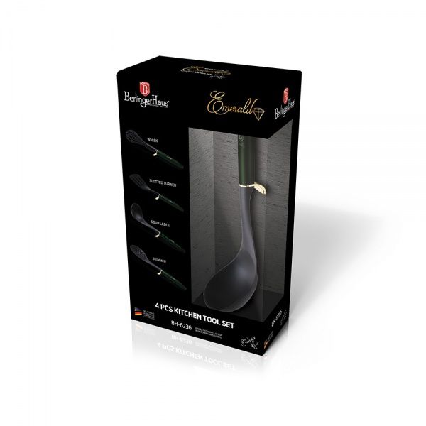 Набор кухонных принадлежностей Emerald Collection 4 предмета BH 6236 Berlinger