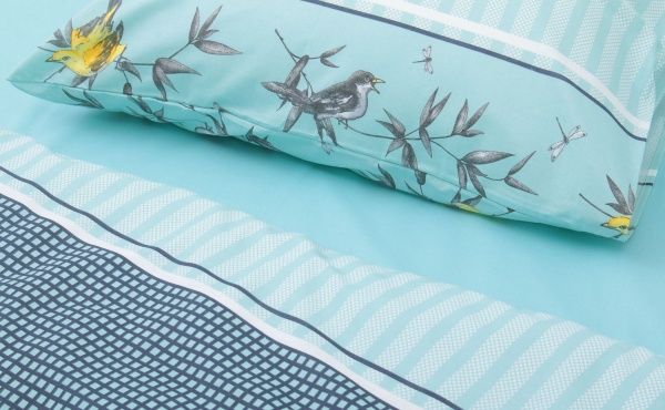 Комплект постельного белья Funny birds 1.5 разноцветный UP! (Underprice) 