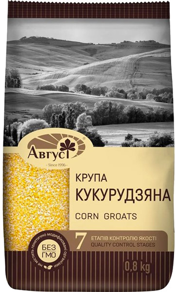 Крупа кукурудзяна Август 800г 4820019600468 