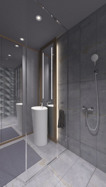 Смеситель для душа Rubineta Deli-12