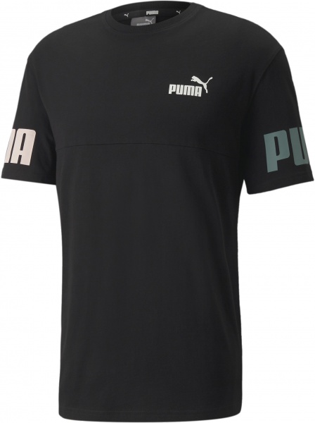 Футболка Puma Power Colorblock Tee 84738951 р.2XL чорний