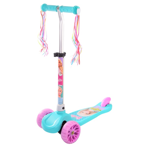Самокат Barbie голубой LS2119 