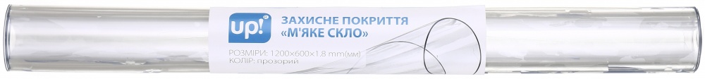 Защитное покрытие UP! (Underprice) мягкое стекло 1200х600х1,8 мм прозрачный