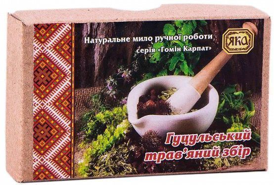 Мыло органическое ЯКА Гуцульский травяной сбор 75 г