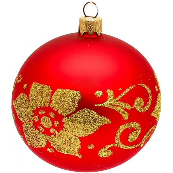 Шарик новогодний 7020H 80 мм