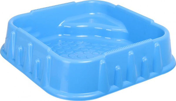 Песочница Halabuda с крышкой 77x77x23 см квадратная 04-516