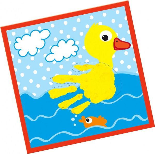 Набір для малювання SES Пальчикові фарби Відбиток 14419S