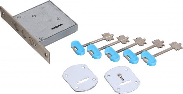 Дверний замок вхідний Аріко ЗВ-8 сірий