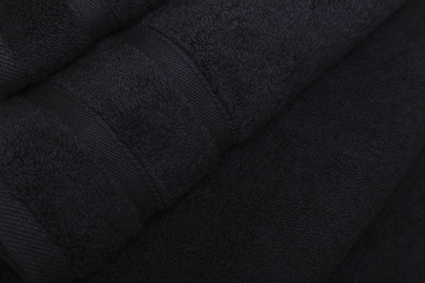 Полотенце махровое Bamboo 30x50 см черный La Nuit 