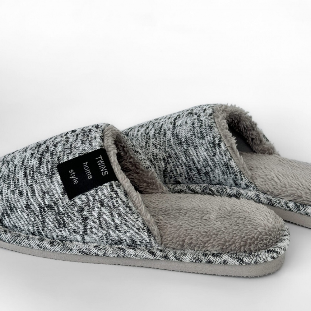 Тапки домашние Twins HS-OZ melange р.40/41 белый