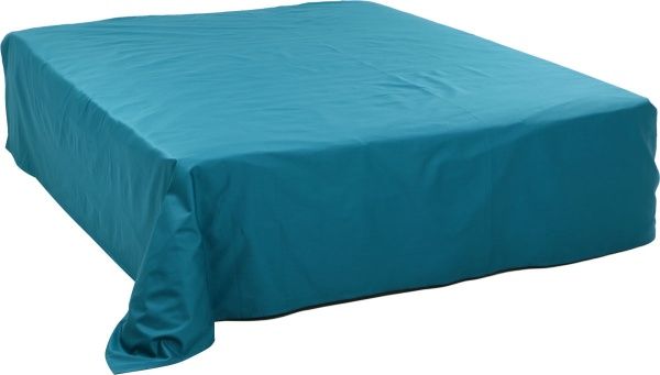 Комплект постельного белья Ornaments семейный синий с бирюзовым 