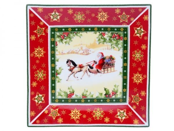 Блюдо квадратне Christmas Collection 30 х 30 см 986-067 Lefard 